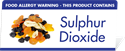 Picture of Allergen Warning Buffet Notice - SULPHUR DIOXIDE