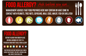 Picture of Allergy Awareness Sticker Pack  8 Stickers per pack