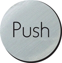 Picture of Push Disc Silver Finish